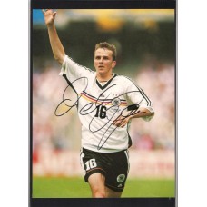 Signed picture of Dietmar Hamann the Germany footballer.